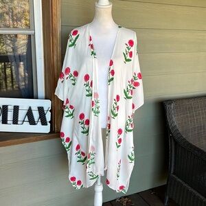 Floral Kimono Cover Up
